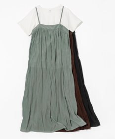 J.PRESS LADIES 【WEB限定・洗える】キャミワンピース カットソー ツインセット