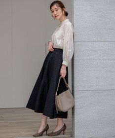 23区 S 【洗える】プレザンスジャカード タックスカート