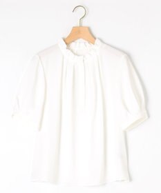 組曲 ライトデシンフリル襟 ブラウス