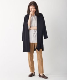 J.PRESS LADIES 【洗える】T/Rアルガンシルク クロップドパンツ