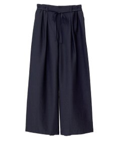 Green Parks 共ベルト付きツイルカラーパンツ