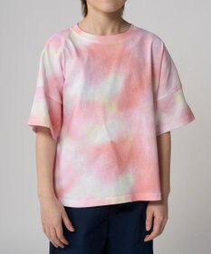 OP／FILA 【RUSTY】ニコちゃん×タイダイ柄半袖Tシャツ