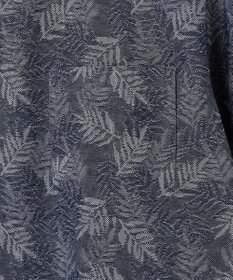 JOSEPH ABBOUD 【吸水速乾】リーフ柄ジャガード 半袖 ポロシャツ