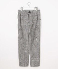 J.PRESS LADIES L アルガンシルク チェック テーパード パンツ