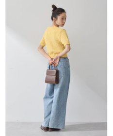 earth music&ecology ツイストブークレ半袖プルオーバー