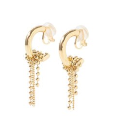 YECCA VECCA チェーンフリンジイヤリング