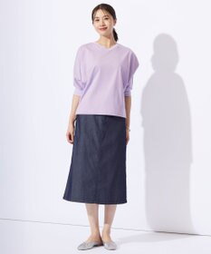 J.PRESS LADIES L 【洗える】4ozライトデニム スカート