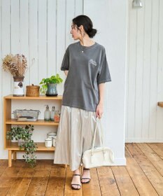 WEGO 【新色追加/ユニセックス着用アイテム/手洗い可/SMLサイズ展開】ピグメントグラフィックT（S）