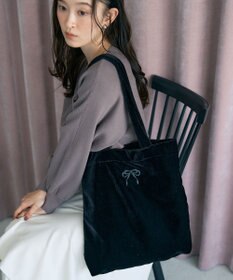 earth music&ecology 【WEB限定】ベロアトートバッグ