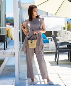 Tiaclasse 【洗える】カットツイルセットアップ（2点セット）