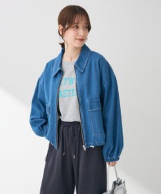 Green Parks ・ＥＬＥＮＣＡＲＥ　ＤＵＥ　デニムステンカラーブルゾ