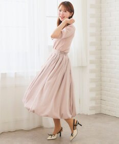 Feroux チュールレイヤード バルーンスカート