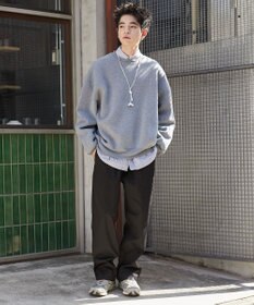 WEGO 【ウエストゴム/SMLサイズ展開/ユニセックス着用ITEM】チノイージーストレートパンツ