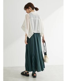 Green Parks ・ＥＬＥＮＣＡＲＥ　ＤＵＥ　ラメシフォンショートシャツ