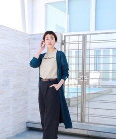 Tiaclasse 【洗える】刺繍ロゴシンプルTシャツ