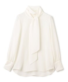 BEIGE， 【WEB限定・洗える】STOW / ボウタイブラウス