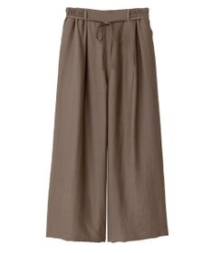 Green Parks 共ベルト付きツイルカラーパンツ