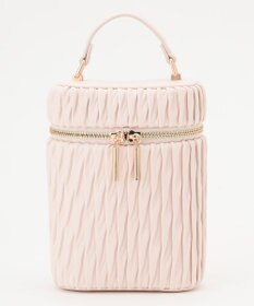 LA BAGAGERIE 【MONICA】ランダムプリーツバニティバッグ