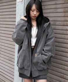 WEGO ワーカーズキルトフードブルゾン