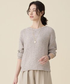 自由区 L ラメノットスパングル ニット