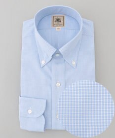 J.PRESS MEN 【Single Needle Tailoring / 形態安定】ミニギンガムチェック シャツ / B.D.