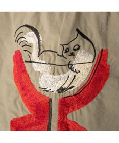 UNBILLION カシュカシュ cachecache / naabコラボ刺繍キャットトート