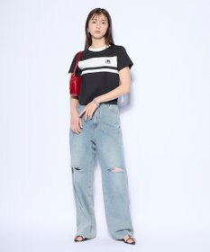 OP／FILA 【Kappa】カラーブロック切替Tシャツ