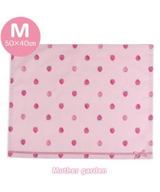 Mother garden マザーガーデン 野いちご ランチマット 大《レトロストロベリー柄》