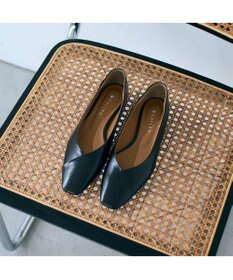 MODE ET JACOMO <carino>スクエアトゥバレエシューズ