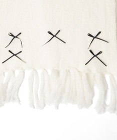 WEGO リボン付きニットストール