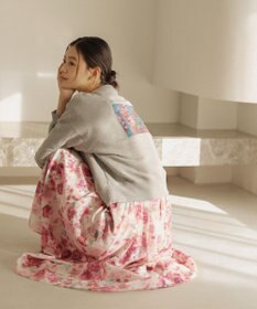 組曲 【Flower Collection】ブーケフラワープリント スカート