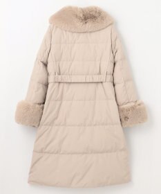 GRACE CONTINENTAL ファーパーツ付ロングダウン