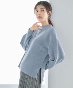 ANY ウールブレンドバルーンスリーブニット