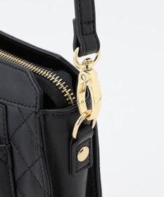 LA BAGAGERIE シープキルトWストラップスクエアショルダー