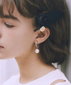 Maison de FLEUR ２Ｗａｙパールビジューイヤリング