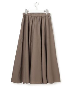 23区 L 【先行予約】ナイロンコットンタフタ フレアスカート