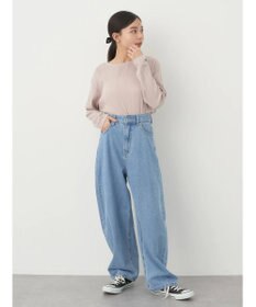 earth music&ecology コットンシアークルーネックプルオーバー