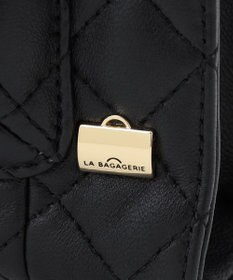 LA BAGAGERIE シープキルトWストラップスクエアショルダー