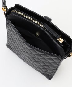 LA BAGAGERIE シープキルトWストラップスクエアショルダー