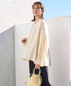 UNFILO 2WAYギャザーブラウス