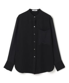 BEIGE， 【WEB限定・洗える】CELOSIA / シアースリーブスタンドカラーブラウス