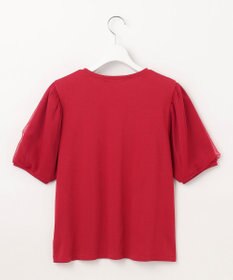 Feroux チュールパフスリーブ プルオーバー