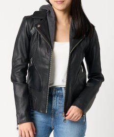 woadblue ＜DOMA＞HOODIE JACKET BLACK