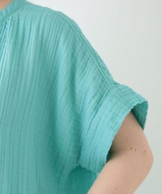 UCHINO クレープガーゼ 　パッチポケットワンピース