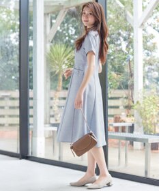 Tiaclasse 半袖サマーツイードワンピース