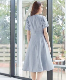 Tiaclasse 半袖サマーツイードワンピース