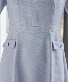 Tiaclasse 半袖サマーツイードワンピース