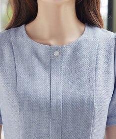 Tiaclasse 半袖サマーツイードワンピース