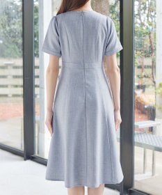Tiaclasse 半袖サマーツイードワンピース