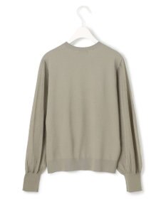 ICB L 【洗える】クロスコンビ シアースリーブニット